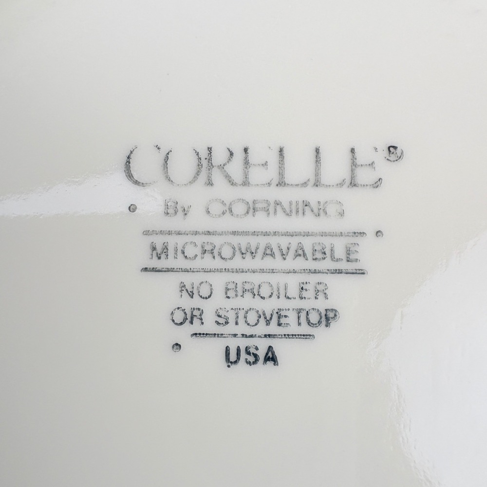 Corelle Blue Lily Cereal Soup Bowls Sandstone Blue Set of 9  USA 6.25" GUC - Picture 3 of 6